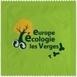 Preservatifs 1 X préservatif EELV Europe Ecologie Les Verges